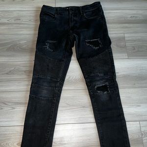 Crysp Demin Black Jeans